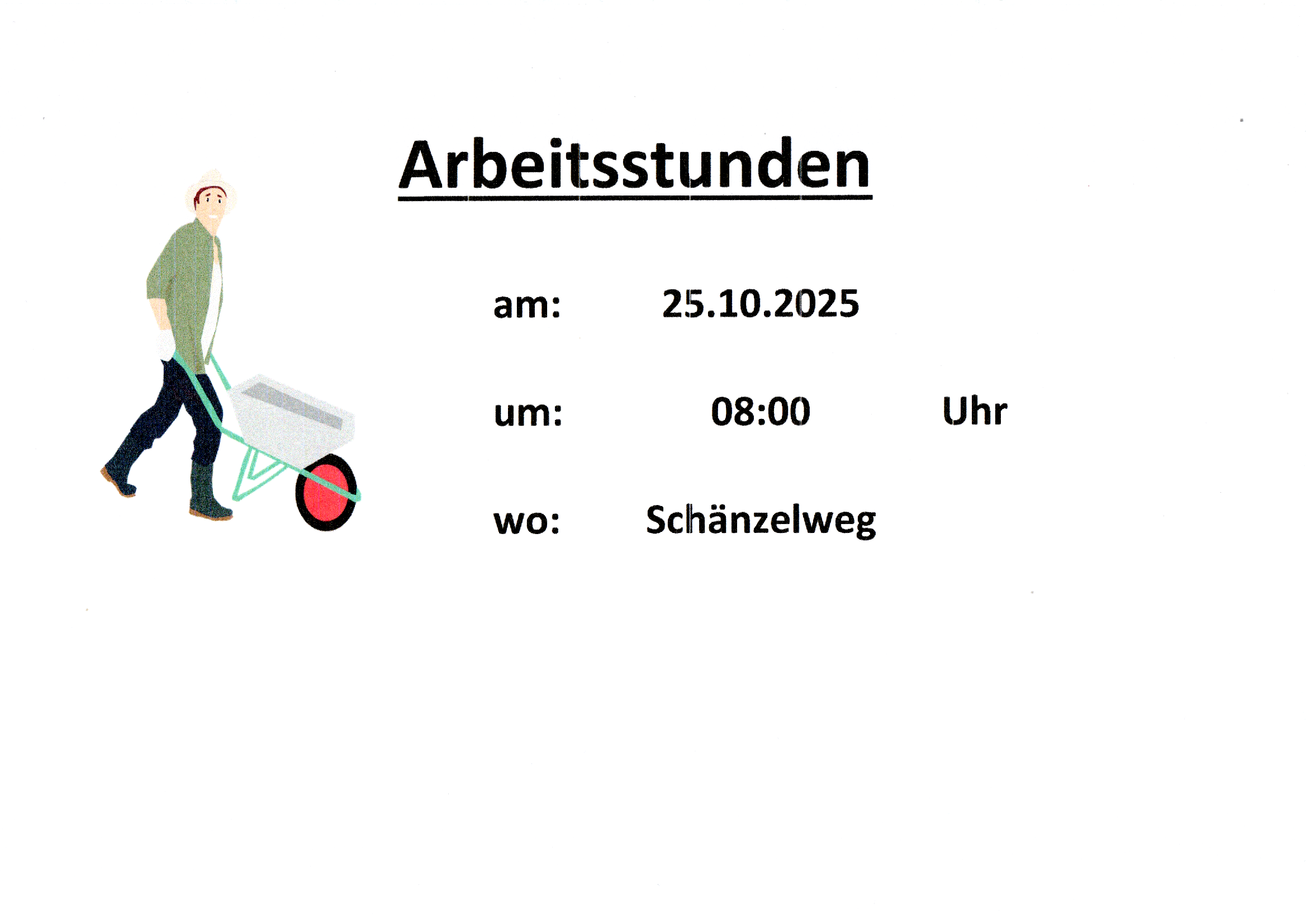 Arbeitsstunden